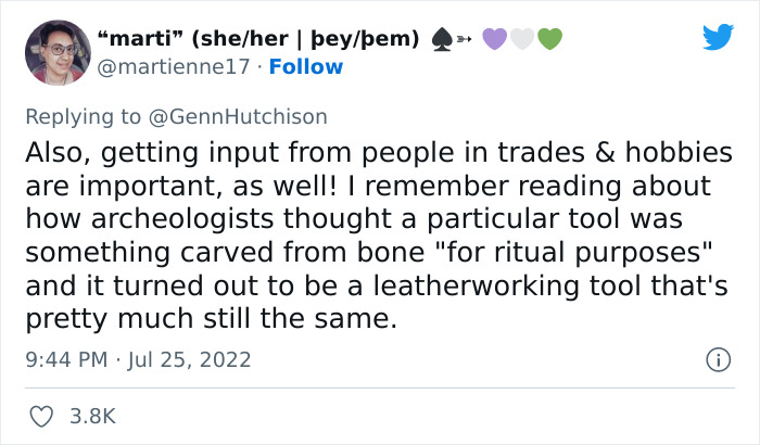 Writer Starts A Viral Twitter Thread After Making Fun Of Historical “Discoveries” That Were Cracked Once Women Were Finally Allowed To Look At Them Writer Starts A Viral Twitter Thread After Making Fun Of Historical “Discoveries” That Were Cracked Once Women Were Finally Allowed To Look At Them