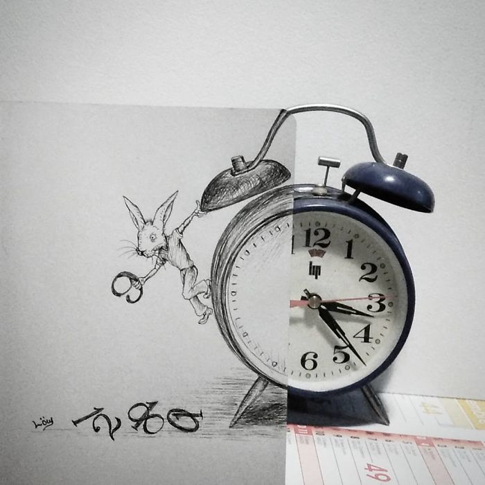 I “Complete” Things I Find In My Environment With My Drawings (30 Pics) I “Complete” Things I Find In My Environment With My Drawings (30 Pics)