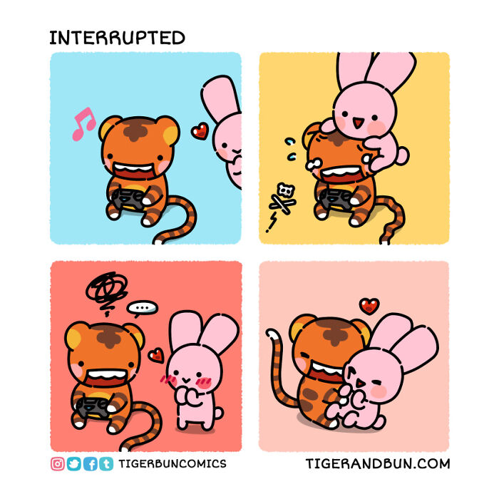 I Created Comics About A Tiger And Bunny Inspired By My Life With My Husband (30 Pics) I Created Comics About A Tiger And Bunny Inspired By My Life With My Husband (30 Pics)