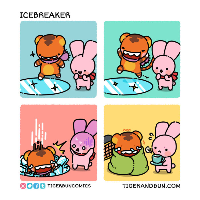 I Created Comics About A Tiger And Bunny Inspired By My Life With My Husband (30 Pics) I Created Comics About A Tiger And Bunny Inspired By My Life With My Husband (30 Pics)