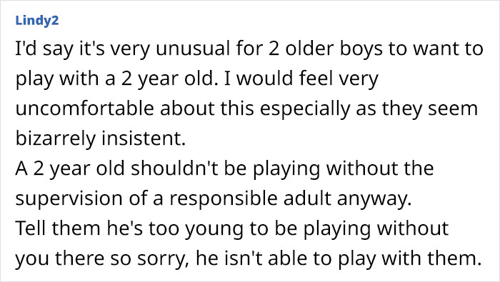 Mother Says “No” When Two Neighbor Boys Ask If They Can Hang Out With Her 2-Year-Old Son, Their Mom Comes Banging At Her Door Mother Says “No” When Two Neighbor Boys Ask If They Can Hang Out With Her 2-Year-Old Son, Their Mom Comes Banging At Her Door