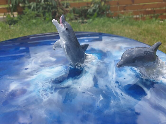 I Create Coffee Tables With Sculpted And Finely Painted Marine Creatures And Corals (13 Pics) I Create Coffee Tables With Sculpted And Finely Painted Marine Creatures And Corals (13 Pics)