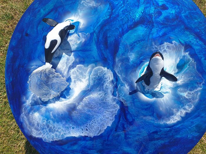 I Create Coffee Tables With Sculpted And Finely Painted Marine Creatures And Corals (13 Pics) I Create Coffee Tables With Sculpted And Finely Painted Marine Creatures And Corals (13 Pics)