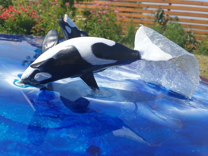 I Create Coffee Tables With Sculpted And Finely Painted Marine Creatures And Corals (13 Pics) I Create Coffee Tables With Sculpted And Finely Painted Marine Creatures And Corals (13 Pics)