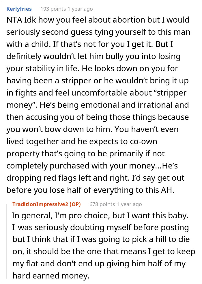 “He Didn’t Want To Live In A Flat That Was Bought With &lsquo;Stripper Money&rsquo;”: Woman Won’t Sell Her Flat, Relationship Drama Ensues