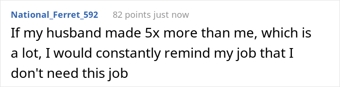 “AITA For Telling My Wife My Job Has To Come Before Hers?” “AITA For Telling My Wife My Job Has To Come Before Hers?”