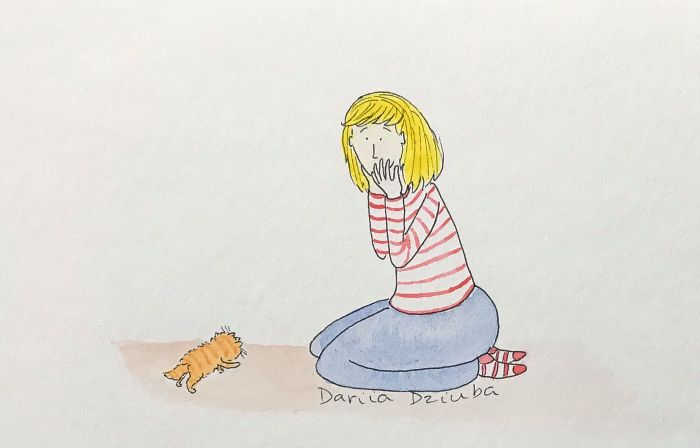 I Made These 40 Amusing Illustrations That Show The Perks Of Living With A Cat I Made These 40 Amusing Illustrations That Show The Perks Of Living With A Cat