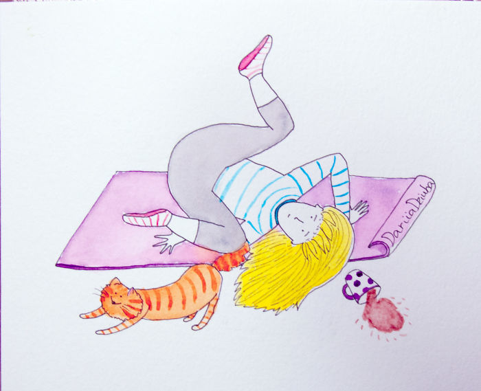 I Made These 40 Amusing Illustrations That Show The Perks Of Living With A Cat I Made These 40 Amusing Illustrations That Show The Perks Of Living With A Cat