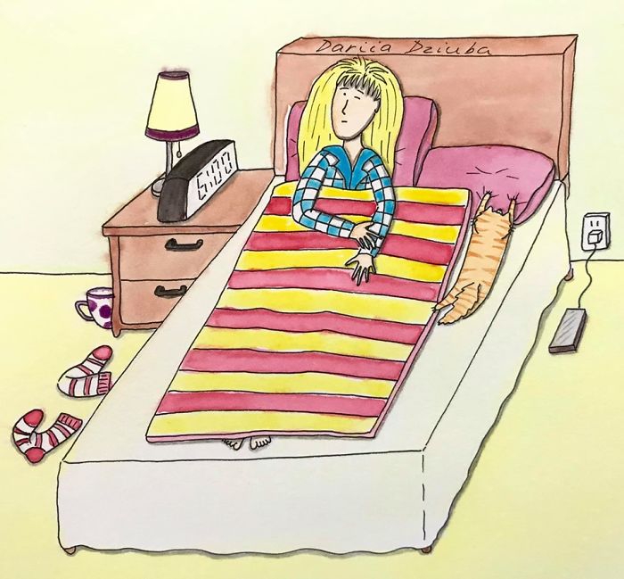 I Made These 40 Amusing Illustrations That Show The Perks Of Living With A Cat I Made These 40 Amusing Illustrations That Show The Perks Of Living With A Cat