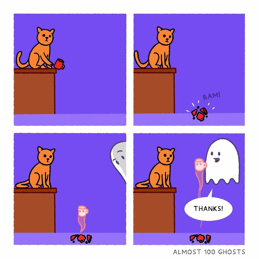 This Artist Makes Adorable Comics Showing The Funny Side Of The Afterlife (35 Pics) This Artist Makes Adorable Comics Showing The Funny Side Of The Afterlife (35 Pics)