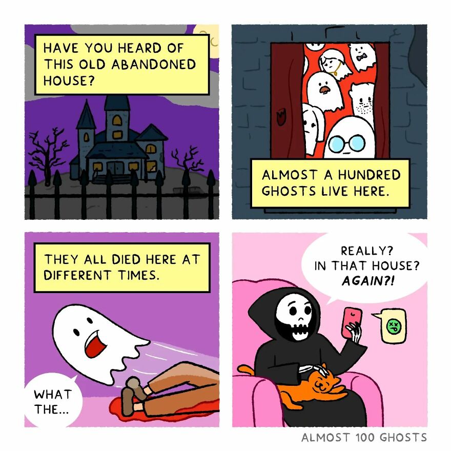 This Artist Makes Adorable Comics Showing The Funny Side Of The Afterlife (35 Pics) This Artist Makes Adorable Comics Showing The Funny Side Of The Afterlife (35 Pics)