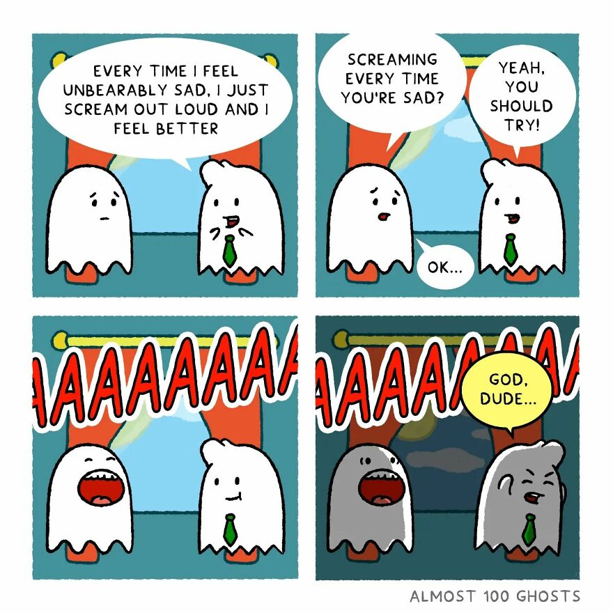 This Artist Makes Adorable Comics Showing The Funny Side Of The Afterlife (35 Pics) This Artist Makes Adorable Comics Showing The Funny Side Of The Afterlife (35 Pics)