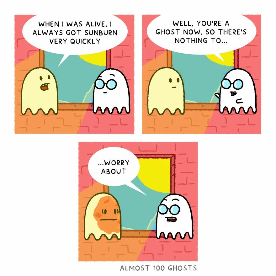 This Artist Makes Adorable Comics Showing The Funny Side Of The Afterlife (35 Pics) This Artist Makes Adorable Comics Showing The Funny Side Of The Afterlife (35 Pics)
