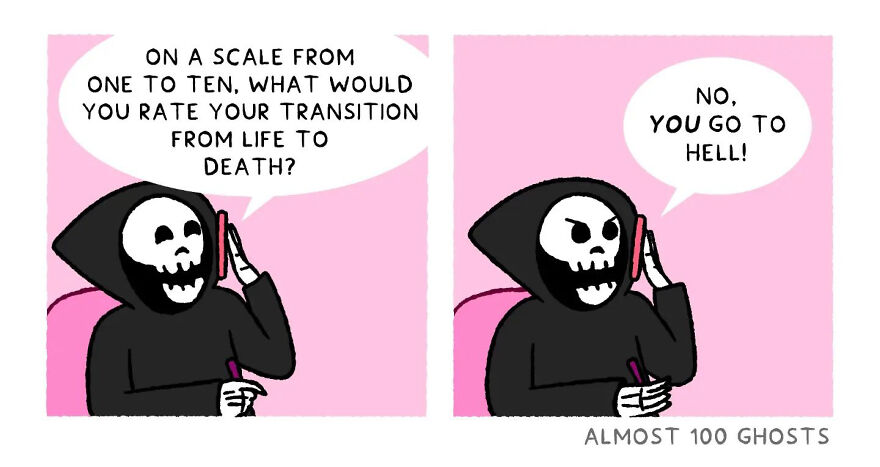 This Artist Makes Adorable Comics Showing The Funny Side Of The Afterlife (35 Pics) This Artist Makes Adorable Comics Showing The Funny Side Of The Afterlife (35 Pics)