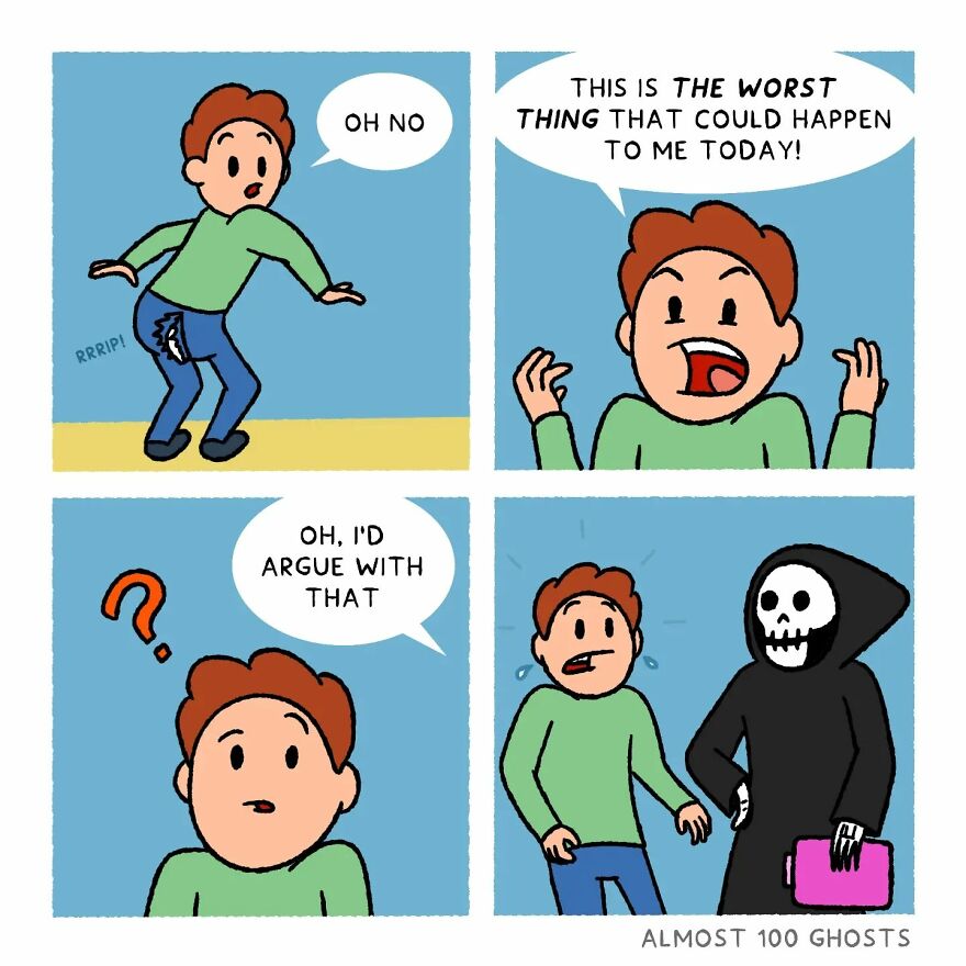 This Artist Makes Adorable Comics Showing The Funny Side Of The Afterlife (35 Pics) This Artist Makes Adorable Comics Showing The Funny Side Of The Afterlife (35 Pics)