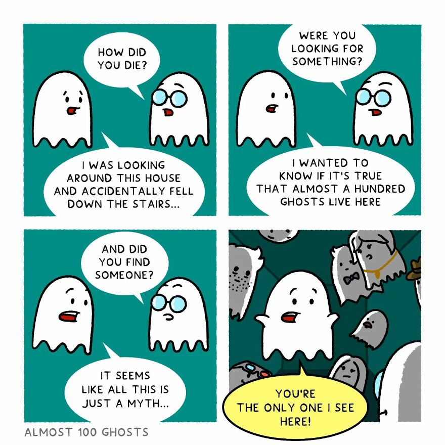 This Artist Makes Adorable Comics Showing The Funny Side Of The Afterlife (35 Pics) This Artist Makes Adorable Comics Showing The Funny Side Of The Afterlife (35 Pics)