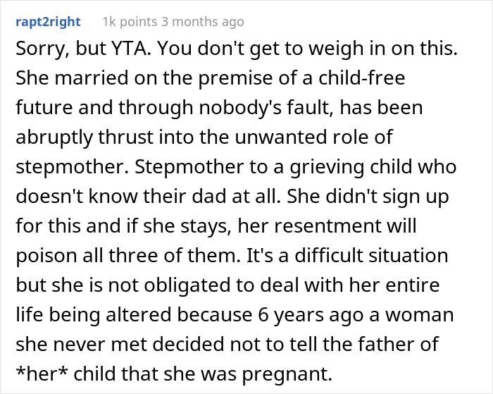 Woman Divorces Her Husband Because He Suddenly Has A Child, Gets Called The Jerk Woman Divorces Her Husband Because He Suddenly Has A Child, Gets Called The Jerk