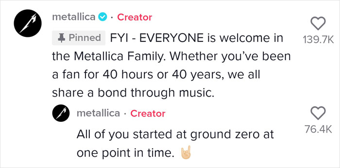 Metallica Address Negative Comments On ‘Master Of Puppets’ TikTok Video, Calling For An End To Gatekeeping