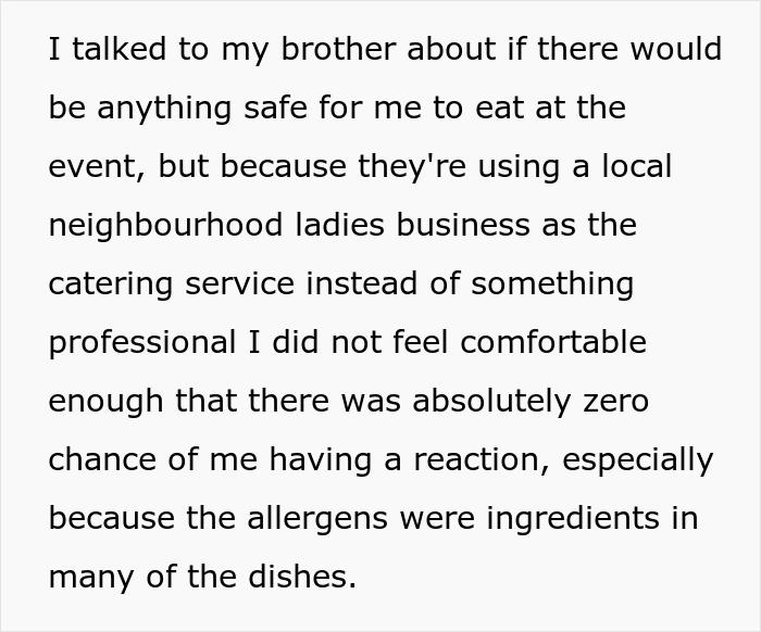 Woman Brings Her Own Food To A Vegan Wedding Because The Couple Didn’t Want To Cater To Her Specific Diet, Drama Ensues Woman Brings Her Own Food To A Vegan Wedding Because The Couple Didn’t Want To Cater To Her Specific Diet, Drama Ensues