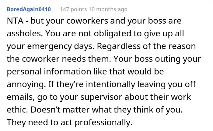 Worker Refuses To Donate Vacation Days To A Colleague With A Sick Daughter, Gets Hate From Entire Office, Wonders If He&#8217;s A Jerk
