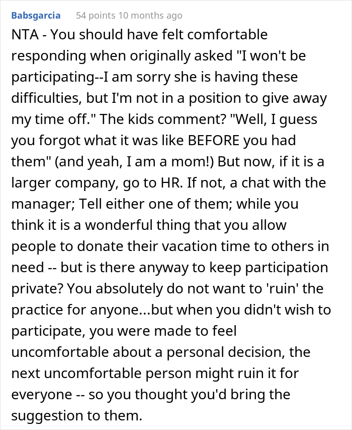 Worker Refuses To Donate Vacation Days To A Colleague With A Sick Daughter, Gets Hate From Entire Office, Wonders If He&#8217;s A Jerk