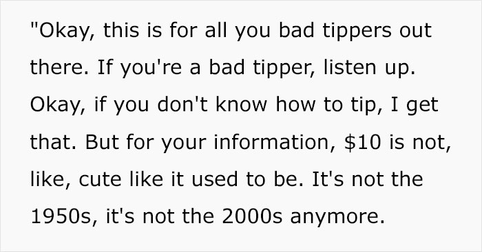 Server Goes On A Rant About Customers Who Don’t Tip Enough, Divides The Internet Server Goes On A Rant About Customers Who Don’t Tip Enough, Divides The Internet