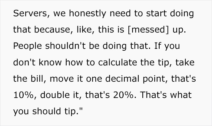 Server Goes On A Rant About Customers Who Don’t Tip Enough, Divides The Internet Server Goes On A Rant About Customers Who Don’t Tip Enough, Divides The Internet