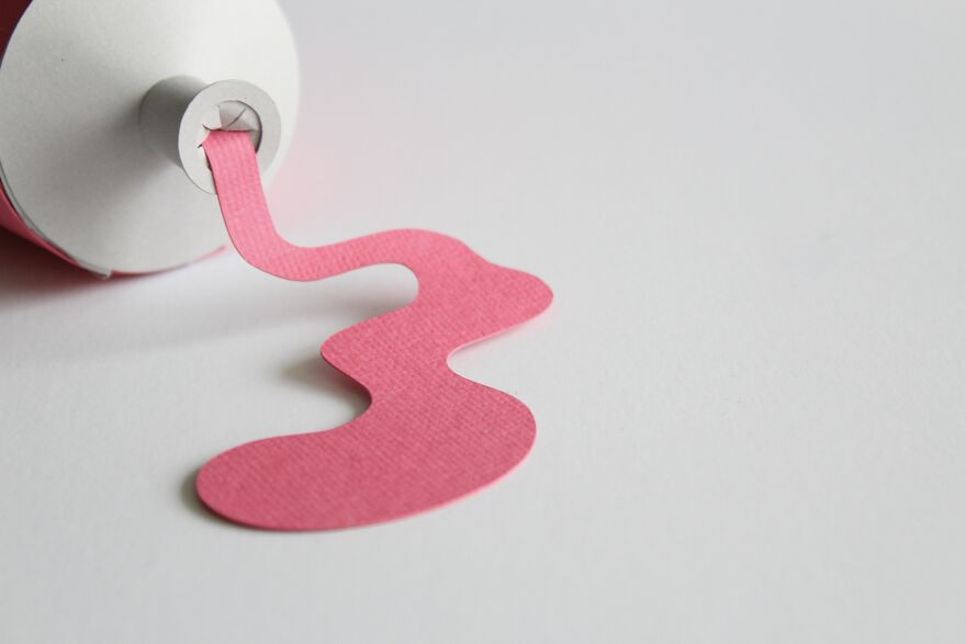 Dripping Creativity: I Replicated Paint With Paper (7 Pics) Dripping Creativity: I Replicated Paint With Paper (7 Pics)