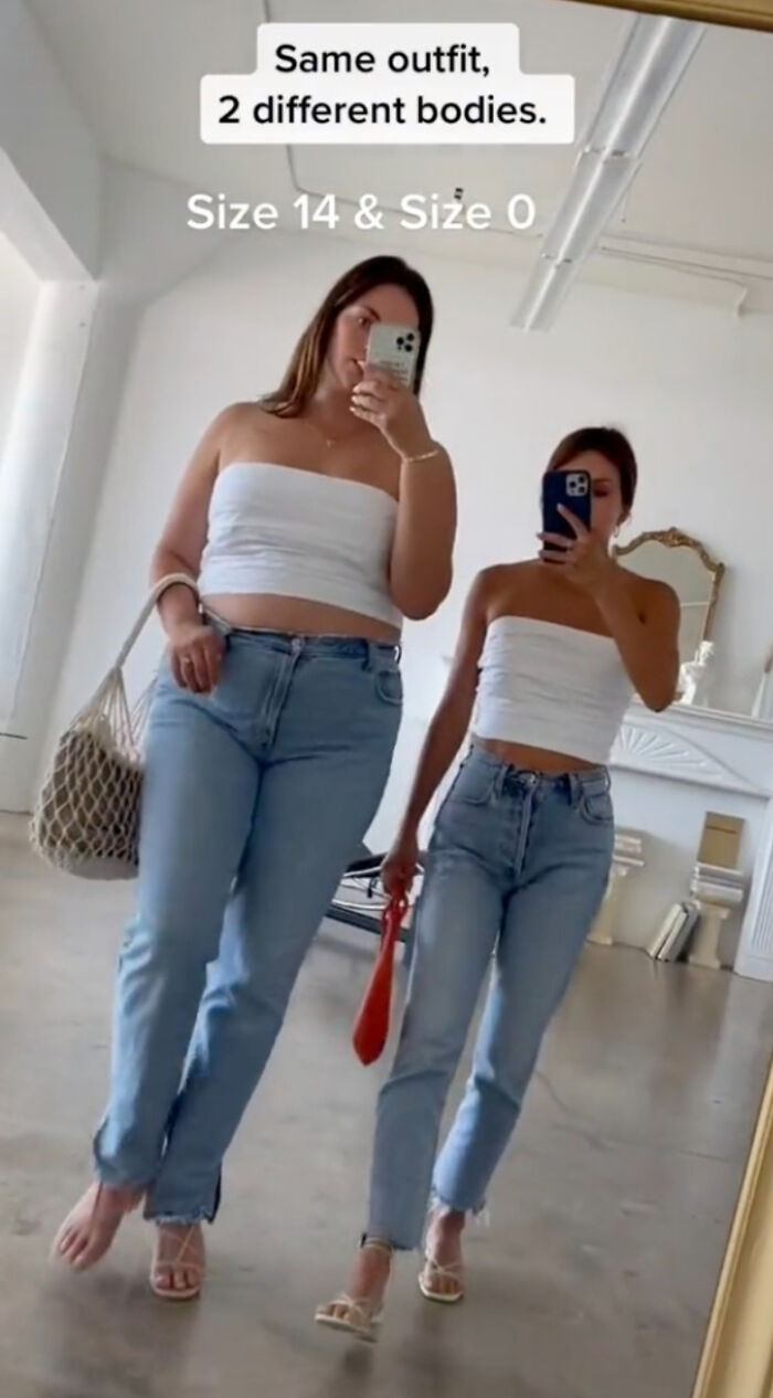 Women Compare XL And XS Sizes Of The Same Clothes, And Their Videos Go Viral Women Compare XL And XS Sizes Of The Same Clothes, And Their Videos Go Viral