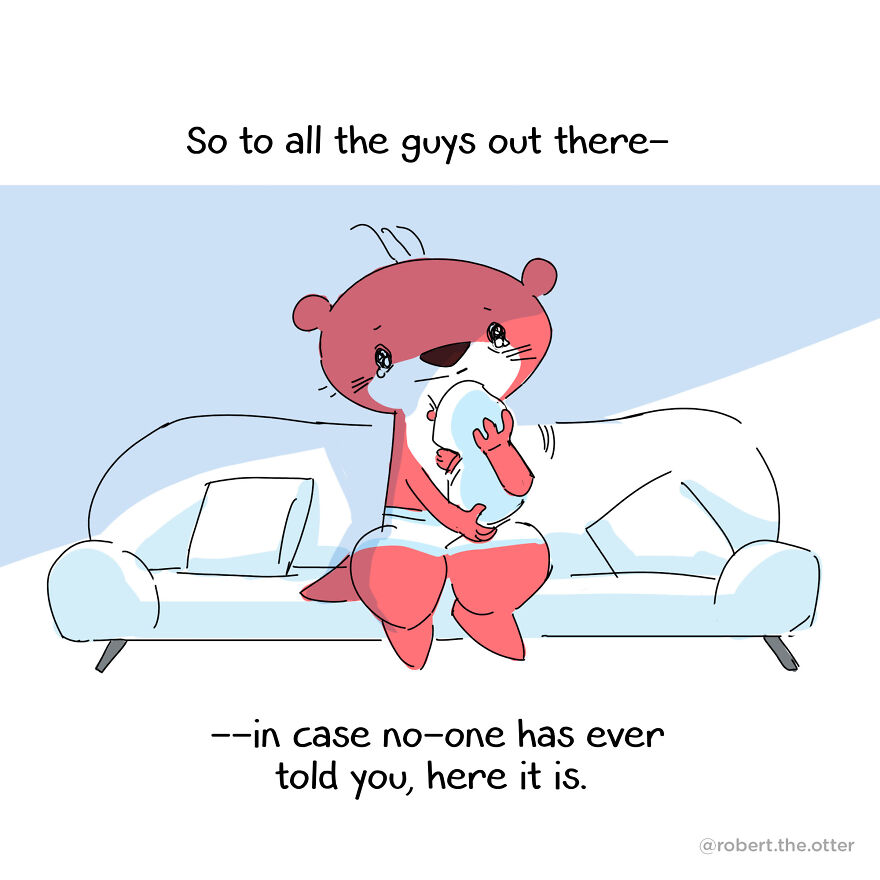 Man-Up: My Wholesome Comic About An Otter Who Overcame Societal Expectations And Learned To Love Himself For Who He Is Man-Up: My Wholesome Comic About An Otter Who Overcame Societal Expectations And Learned To Love Himself For Who He Is