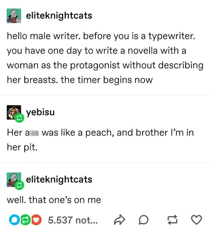 “Men Writing Women”: This Online Group Exposes Clueless Male Authors Who Know Nothing About Women (35 Pics) “Men Writing Women”: This Online Group Exposes Clueless Male Authors Who Know Nothing About Women (35 Pics)