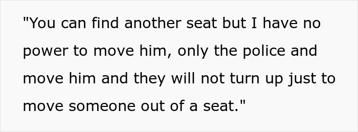 Guy’s Booked Train Seat Gets Taken By Arrogant Passenger, He Does The Same With First Class Seat Because The Conductor Couldn’t Help Him About It Guy’s Booked Train Seat Gets Taken By Arrogant Passenger, He Does The Same With First Class Seat Because The Conductor Couldn’t Help Him About It