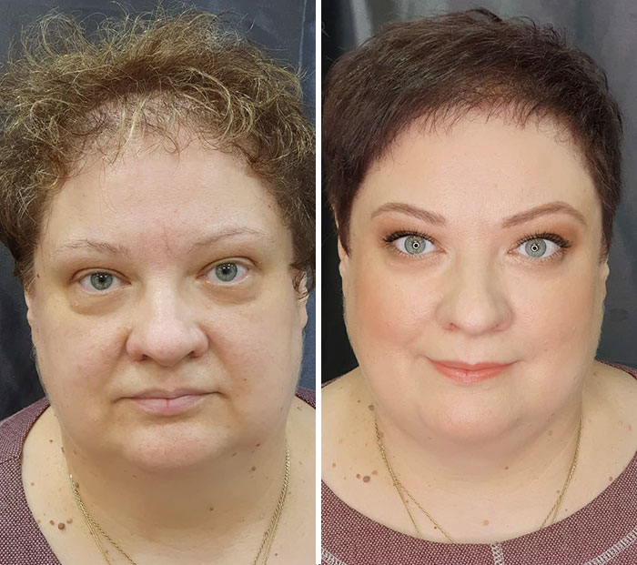 A Makeup Artist And Hairstylist Post 30 Before-And-After Shots Of Clients Who Told Them To “Do Something” (New Pics) A Makeup Artist And Hairstylist Post 30 Before-And-After Shots Of Clients Who Told Them To “Do Something” (New Pics)