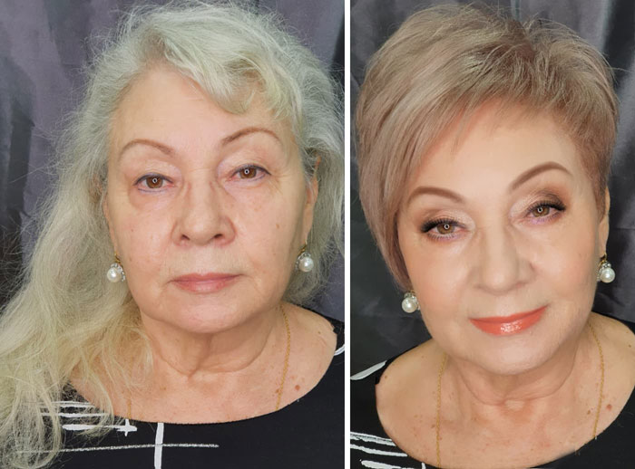 A Makeup Artist And Hairstylist Post 30 Before-And-After Shots Of Clients Who Told Them To “Do Something” (New Pics) A Makeup Artist And Hairstylist Post 30 Before-And-After Shots Of Clients Who Told Them To “Do Something” (New Pics)