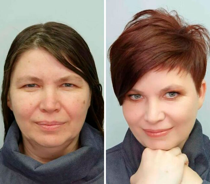 A Makeup Artist And Hairstylist Post 30 Before-And-After Shots Of Clients Who Told Them To “Do Something” (New Pics) A Makeup Artist And Hairstylist Post 30 Before-And-After Shots Of Clients Who Told Them To “Do Something” (New Pics)