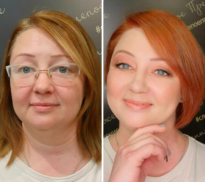 A Makeup Artist And Hairstylist Post 30 Before-And-After Shots Of Clients Who Told Them To “Do Something” (New Pics) A Makeup Artist And Hairstylist Post 30 Before-And-After Shots Of Clients Who Told Them To “Do Something” (New Pics)