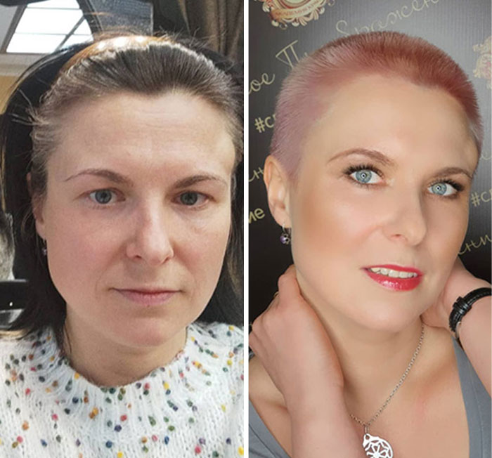 A Makeup Artist And Hairstylist Post 30 Before-And-After Shots Of Clients Who Told Them To “Do Something” (New Pics) A Makeup Artist And Hairstylist Post 30 Before-And-After Shots Of Clients Who Told Them To “Do Something” (New Pics)