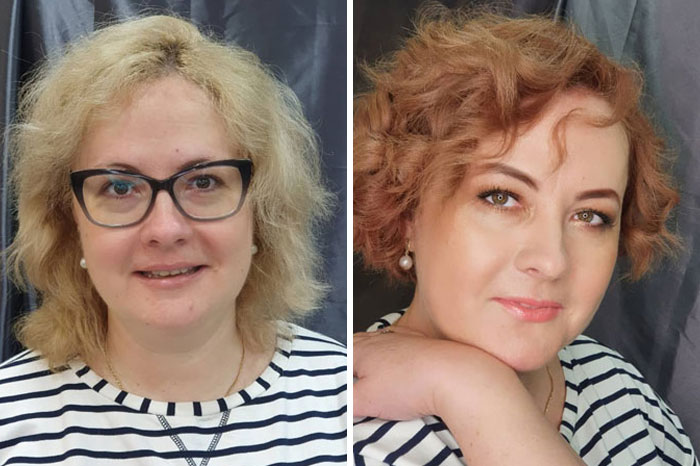 A Makeup Artist And Hairstylist Post 30 Before-And-After Shots Of Clients Who Told Them To “Do Something” (New Pics) A Makeup Artist And Hairstylist Post 30 Before-And-After Shots Of Clients Who Told Them To “Do Something” (New Pics)