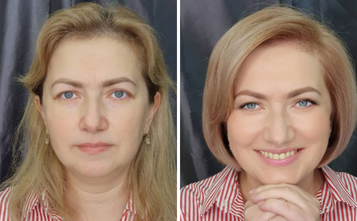 A Makeup Artist And Hairstylist Post 30 Before-And-After Shots Of Clients Who Told Them To “Do Something” (New Pics) A Makeup Artist And Hairstylist Post 30 Before-And-After Shots Of Clients Who Told Them To “Do Something” (New Pics)