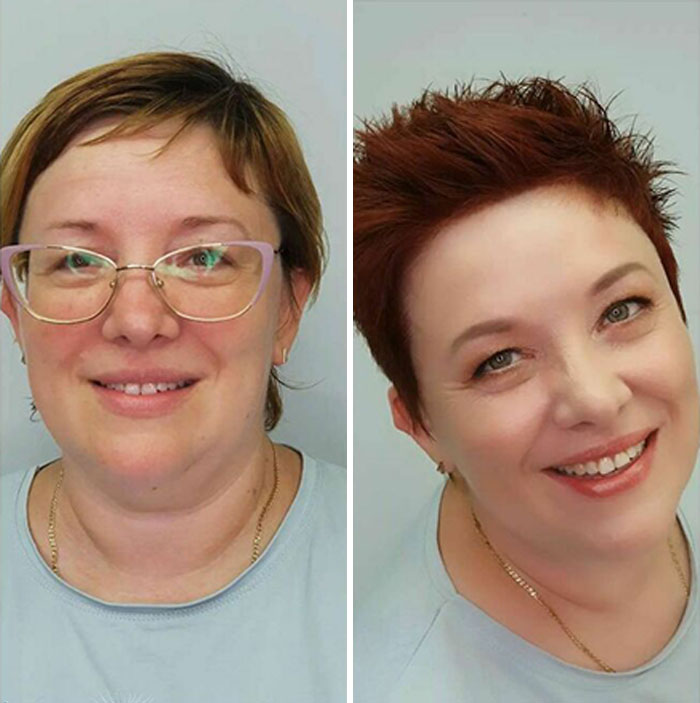 A Makeup Artist And Hairstylist Post 30 Before-And-After Shots Of Clients Who Told Them To “Do Something” (New Pics) A Makeup Artist And Hairstylist Post 30 Before-And-After Shots Of Clients Who Told Them To “Do Something” (New Pics)