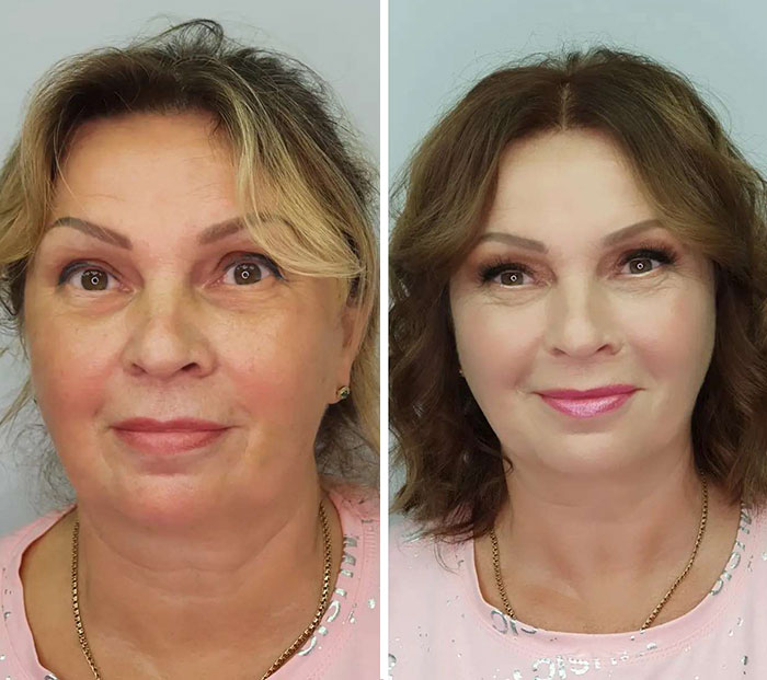 A Makeup Artist And Hairstylist Post 30 Before-And-After Shots Of Clients Who Told Them To “Do Something” (New Pics) A Makeup Artist And Hairstylist Post 30 Before-And-After Shots Of Clients Who Told Them To “Do Something” (New Pics)