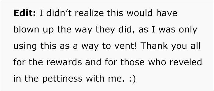 Internet Applauds Woman For Shelling Out An Extra $40 To Take Petty Revenge On Entitled Neighbor Internet Applauds Woman For Shelling Out An Extra $40 To Take Petty Revenge On Entitled Neighbor