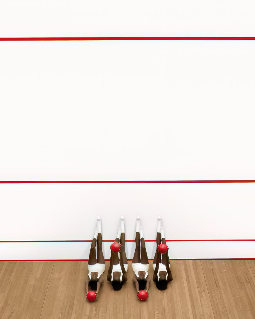 My New Photography Series: A Drone In A Squash Court