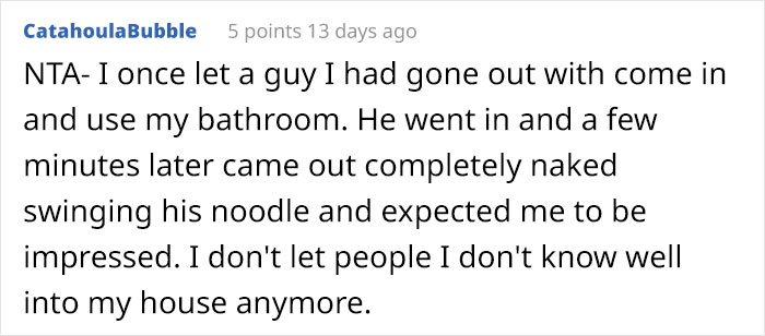 Woman Spots Red Flags On First Date When Guy Insists On Using Her Bathroom, He Instantly Shows His True Colors When She Refuses Woman Spots Red Flags On First Date When Guy Insists On Using Her Bathroom, He Instantly Shows His True Colors When She Refuses