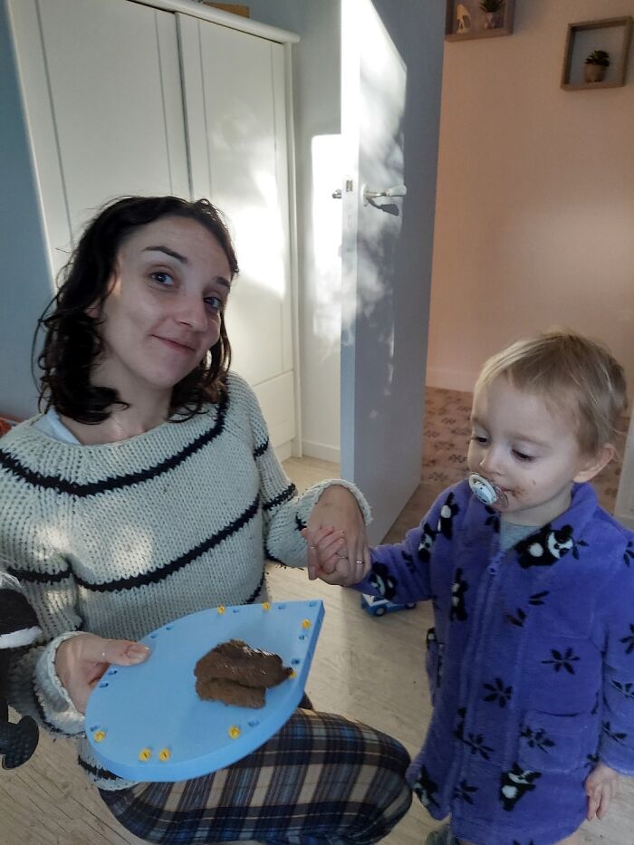 Hey Pandas, Post Your Funniest Parenting Pic That Made You Question If You Should Have Had Kids (Closed)