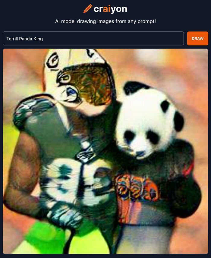 Hey Pandas, Type Your Username Into An AI Image Generator And Share The Results (Closed)