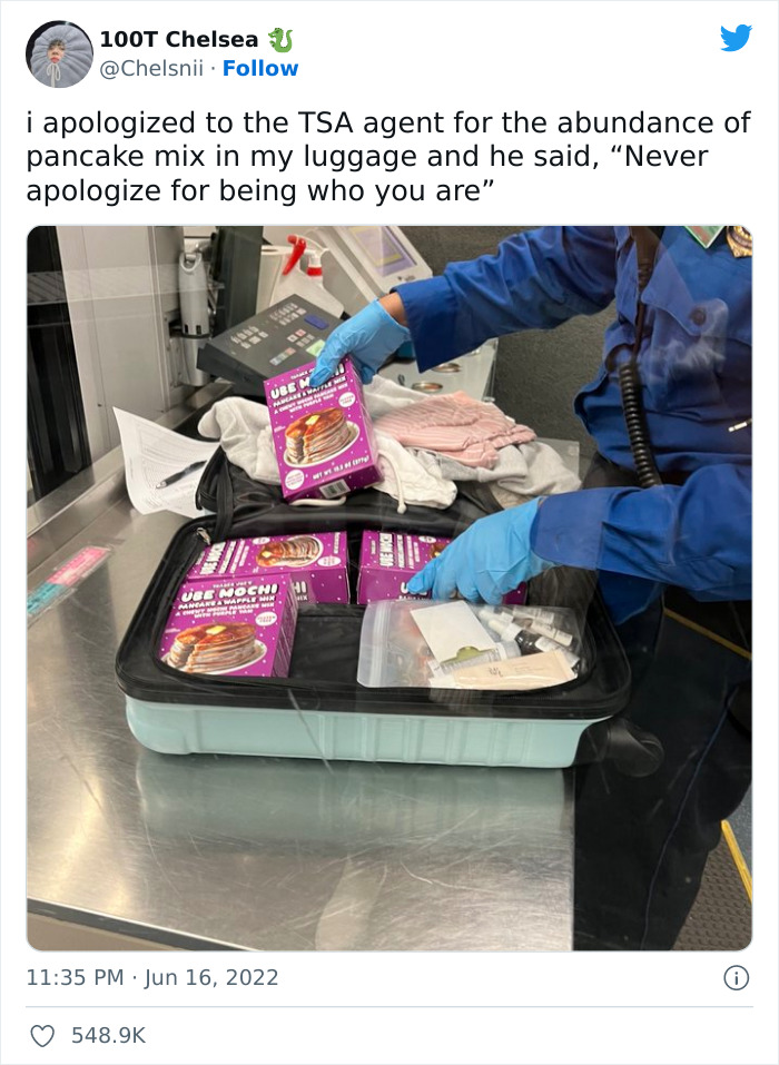 Woman Embarrassed When TSA Checked Her Luggage And Found “An Abundance Of Pancake Mix,” Folks Share Similar Stories