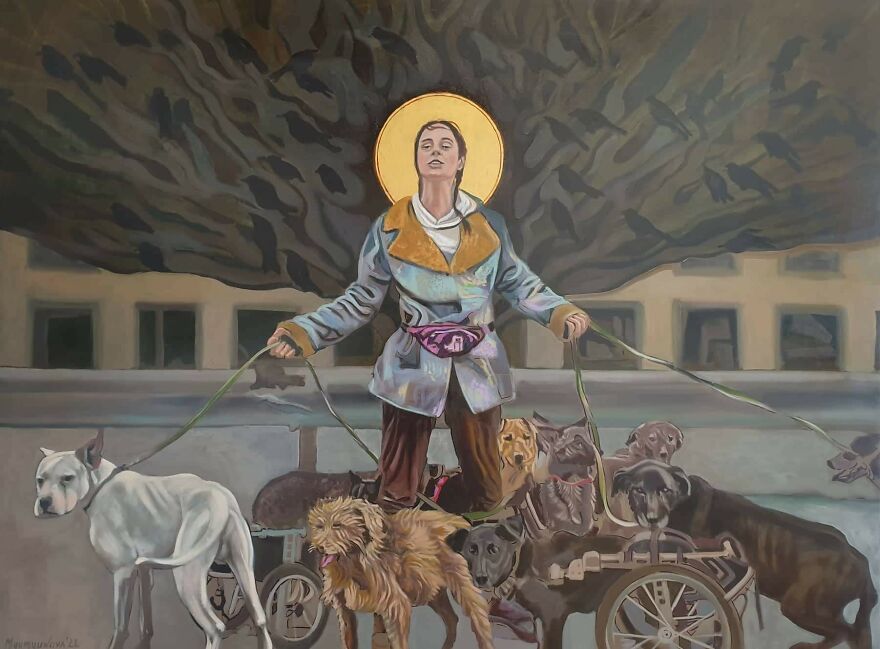 My Friend Spent Over 500 Hours To Capture The Suffering Of The Ukrainian People In Her Paintings (19 Pics) My Friend Spent Over 500 Hours To Capture The Suffering Of The Ukrainian People In Her Paintings (19 Pics)
