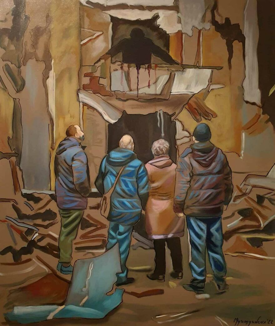 My Friend Spent Over 500 Hours To Capture The Suffering Of The Ukrainian People In Her Paintings (19 Pics) My Friend Spent Over 500 Hours To Capture The Suffering Of The Ukrainian People In Her Paintings (19 Pics)