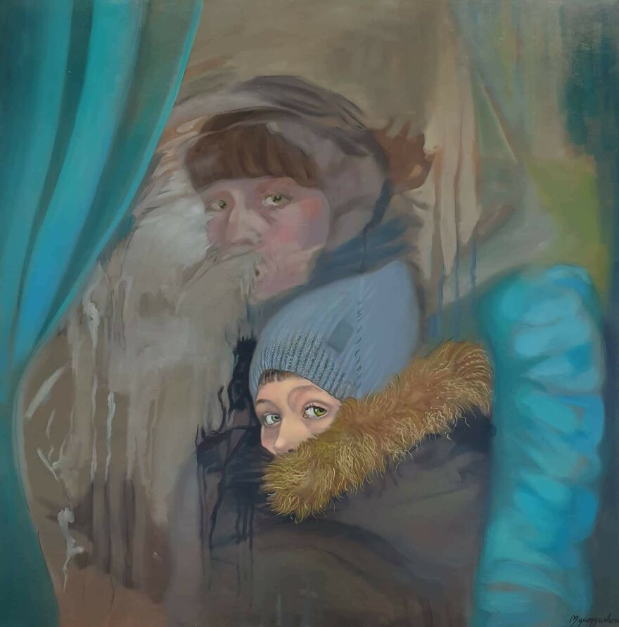 My Friend Spent Over 500 Hours To Capture The Suffering Of The Ukrainian People In Her Paintings (19 Pics) My Friend Spent Over 500 Hours To Capture The Suffering Of The Ukrainian People In Her Paintings (19 Pics)